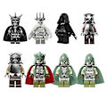 Miniatyrbild 2 av 5: 8pcs Hobbit Series Lord Of The Ring Spirit King Strong Orc Assembling Building Block Mini Toy