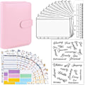Miniatyrbillede 1 af 4: Budget Planner Kontant Binder Kuvert Pink -29pcs