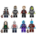 Pikkukuva 1 / 4: 8kpl Supersankari Pesukarhu Yongdu Tähti Tähtisumu Pieni Puu Mies Lasten Koottava Palapeli Rakennuspalikka Minifiguuri Lelu