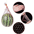Miniatyrbillede 3 af 4: Vandmelonnet - 50-pak hængende vandmelonnetposer melonhængekøjer vugger til vandmelon, honningmelon, agurker 35 cm Ruikalucky 45cm