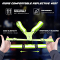 Miniatyrbillede 5 af 5: Led Refleksvest, Høj synlighed Led Reflekssikkerhedsvest Løbelys til løbere