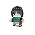 Miniatyrbillede 1 af 5: One Piece Byggeklodser Legetøj Luffy Zoro Figur Naruto Byggeklodser Kakashi Klods Cube Legetøj Små Partikler Børn Puslespil 15
