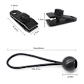 Miniatyrbild 5 av 5: 10pack Heavy Duty Reusable Tarp Clips - Use With Canopy Tent