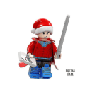 Miniatyrbillede 4 af 4: 8 stk. Juleversion af Superhelt Batman Venom Royal Raksha Kvinde Samlet Byggeklods Minifigur Legetøj