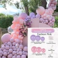 Miniatyrbild 4 av 5: Fancy Retro Garland Arch Kit Latex Balloons For Wedding Birthday Party Decor Agate Rose Gold