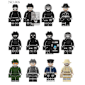 Miniatyrbild 1 av 4: 12pcs Special Police Minifigure Building Block Doll Small Particle Assembled Doll Toy