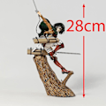 Miniatyrbild 2 av 5: Attack On Titan Mikasa Levi Ackerman Renewal Package Ver. Collection Figure Figurine Model Statue 28cm no box
