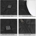 Miniatyrbilde 3 av 5: Oppvarmet vest for kvinner med 4 varmesoner, jakke med varme i nakken black 2XL