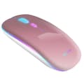 Wireless Rechargeable Mouse Slim Portable Usb Mouse With Led Light