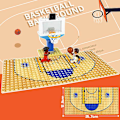 Miniatyrbild 3 av 4: Nba Basketball Court Building Blocks Star Jordan Kobe Minifigure Puppet Ornament Building Blocks B
