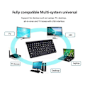Miniatyrbild 2 av 2: 2.4g Wireless Keyboard And Mouse Portable Mini Keyboard And Mouse Combo Set Suitable For Notebook rose gold