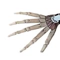 Articulated Fingers Flexible Joints Skeleton Hand Extensions Halloween Party Prop White Right hand