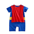 Miniatyrbilde 2 av 3: Baby Superhelt Romper Jumpsuit Kostyme Antrekk for Gutter og Jenter Superman D 3-6 Months