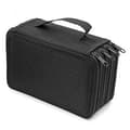 4 Layer Large Capacity Stationery Bag Pencil Case Pen Storage Box Organizer Black