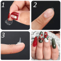 Miniatyrbild 4 av 4: 50 Sheets Nail Glue Stickers, Double-sided Transparent False Nail Glue Jelly Gel Tape Adhesive Tabs Waterproof Flexible Fake Nails Tips For Manicure Combination 2
