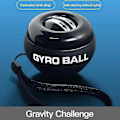 Pikkukuva 1 / 4: Rannekehyvä Itsekäynnistyvä Gyroskooppi Powerball Gyro Power Käsipallo Lihas Black no light