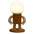 Miniatyrbild 1 av 3: Table Lamp Wooden Robot Child Boy Birthday Gift