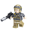 Miniatyrbild 3 av 5: 8pcs Imperial Commando Tank Soldier Puzzle Assembled Building Block Minifigure Toy