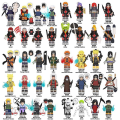 Miniatyrbild 1 av 2: Naruto Smoked The Building Blocks Uzumaki Naruto Uchiha With Soil Flag Wood Kakashi Single Plug-in Toy 25 random minifigures