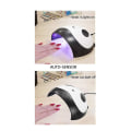 Miniatyrbild 2 av 3: Uv Gel Nail Dryer Lamp - 36w Portable Led Uv Light For Gel Polish Curing With 30/60/90s Timer Setting Lcd Screen Auto Sensor
