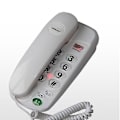 Miniatyrbild 1 av 2: Big Buttons Small Phone Corded Fixed Telephone With Pause And Redial White