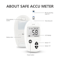 Miniatyrbild 5 av 5: Blood Sugar Monitor Diabetes Testing Kit With 50 No Coding Test Strips 50 Lancets