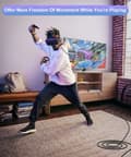 Miniatyrbild 5 av 5: Quest 2 Link Cable 5m Type-c To Type-c 90 Degree Signal Booster 5gbps Data Transfer - Virtual Reality Headset Gaming Pc Grey 2M