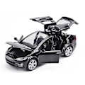 Pikkukuva 2 / 2: Uusi 1:32 Tesla Model X metalliseos automalli pojan lelu black