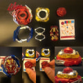 Miniatyrbillede 3 af 4: Laike Beyblad Burst B150 Naked Union Achilles Top med Launcher Boks Sæt Børne Snurretop Legetøj - Snor Sæt Spark Ripcord Set