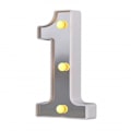 Miniatyrbillede 1 af 5: LED Marquee Bogstav Lys 26 Alfabet Lysende Bogstaver Skilt Perfekt Til Natlys Bryllup Fødselsdagsfest Julelampe Hjemmebar Dekoration B09 1