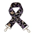Adjustable Canvas Crossbody Bag Strap Shoulder Bag Sling Bag Saddle Ba Purple