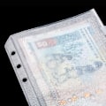 Miniatyrbild 4 av 4: A5 Size Binder Pockets, Plastic Binder 6 Holes Zip Folder