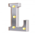 Miniatyrbillede 2 af 5: LED Marquee Bogstav Lys 26 Alfabet Lysende Bogstaver Skilt Perfekt Til Natlys Bryllup Fødselsdagsfest Julelampe Hjemmebar Dekoration B09 L