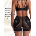 Miniatyrbillede 3 af 4: Mimigo Dame Butt Lifter Shapewear Hoftepuder Forbedrende Trusser Shaper Boyshort BLACK XL