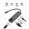 Miniatyrbillede 5 af 5: 4k 5 I 1 Usb Type C Hub Adapter Til Mac Book Pro Thunderbolt 3 Usb-c Oplader Pd
