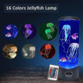 Miniatyrbilde 4 av 4: Usb Manetlyslampe Nattlys Lava Lampe Skrivebord Nattbord Barn Nattlys
