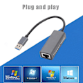 Pikkukuva 4 / 5: Usb3.0 / Type-c - Rj45 Gigabit Verkkokortti Ethernet-sovitin Kytkin USB