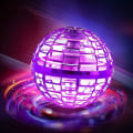 Pikkukuva 2 / 4: Flynova Pro lentävä pallolelu, 360° käsin ohjattava lentävä pallolelu sisäänrakennetulla RGB-valolla Pink 81*26.5*205mm