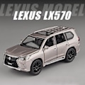Pikkukuva 1 / 5: 1:32 Leluauto Erinomainen Laatu Lx570 Maastoauto Metalliauto Lelu Seosauto Gold
