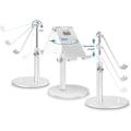 Miniatyrbilde 4 av 4: Justerbart nettbrett/telefonstativ, teleskopisk justerbar iPad-stativholder, universelt multi-vinkel aluminiumstativ kompatibelt med iPhone Smart Cel