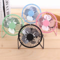 Miniatyrbild 1 av 4: Regenboghorn USB computer speed fan mini for the desk with on / off switch, fans, desk fans, USB fans, turbo fan 4"/6" Blue 4 Inch