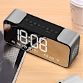 Miniatyrbild 2 av 2: Bt Speaker Radio Alarm Diy Ringtone One-click Snooze Bt Call Speaker Black