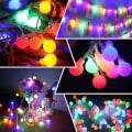 Miniatyrbild 2 av 2: Globe String Lights Waterproof 10m 80 Led  Lights Plug In Powered Christmas Lights Multicolor