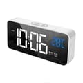 Music Alarm Clock Led Digital Clock 2 Alarms Voice Control Snooze Temperature Display Reloj Despertador Digital With Usb Cable
