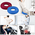 Miniatyrbild 4 av 4: 2 Pieces Inflatable Seat Cushion Orthopedic Inflatable Ring Cushion Donut Cushion With 2 P