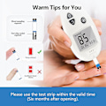 Miniatyrbild 2 av 5: Blood Sugar Monitor Diabetes Testing Kit With 50 No Coding Test Strips 50 Lancets