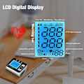 Miniatyrbild 2 av 5: Automatic Digital Wrist Blood Pressure Monitor Heart Beat Upper Lcd Counter