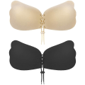 Miniatyrbild 1 av 5: Sticky Bra 2 Pairs Strapless Backless Adhesive Invisible Push Up Bra B