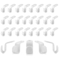 Miniatyrbilde 1 av 5: 30 stk Kleshenger Koblingskroker Mini Kaskadestabel For Skap Garderobe Plassbesparende 40pcs
