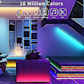 Miniatyrbild 4 av 5: Led Strip Lights 20m Ultra-long Led Lights Strip Music Sync, App Control With Remote, Led Rgb Led Lights For Bedroom, Diy Color Options Led Tape Light RGB 24V US